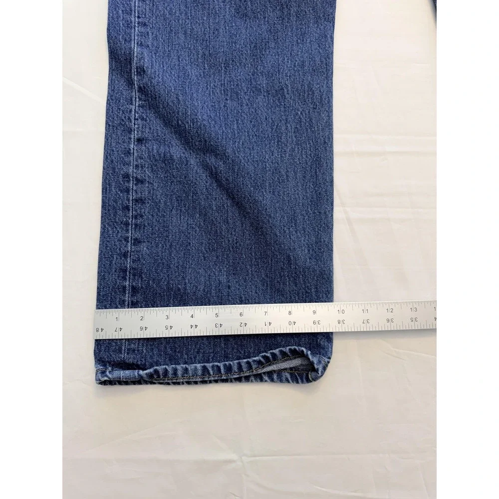 Levis 501 Jeans Mens 42x30 Blue Medium‎ Wash Straight Leg Button Fly Denim Pants